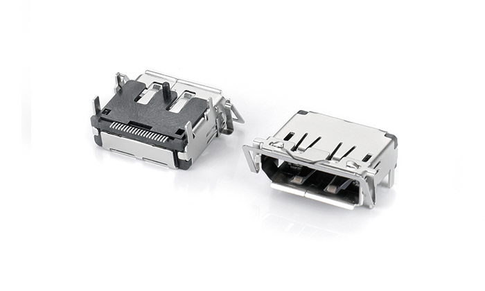 DP SMT 直腳有柱帶彈B款銅殼 DSF20U-11BN-J8R0