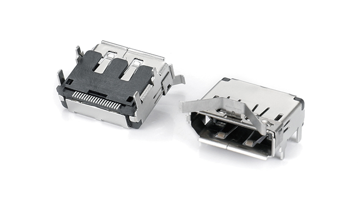 DP SMT直腳無(wú)柱帶彈片銅殼 DSF20U-11BN-K8R0