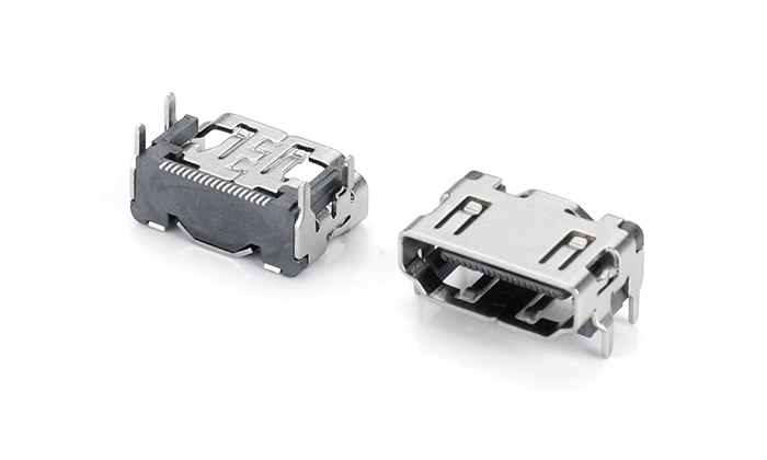 HDMI? AF SMT短體鐵殼鍍鎳 HAF19U-11SN-M8R3