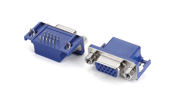 HDR15母8.89半金藍(lán)色鉚鎖4.75鐵 DDF15L-23SN-A21P0