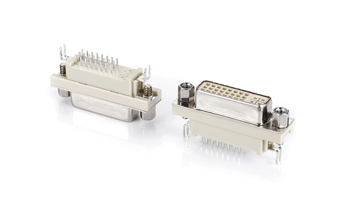 DVI24+0 180度魚叉式米黃色叉鎖4.75鐵(H10.5) VGF24T-28SN-A61P0